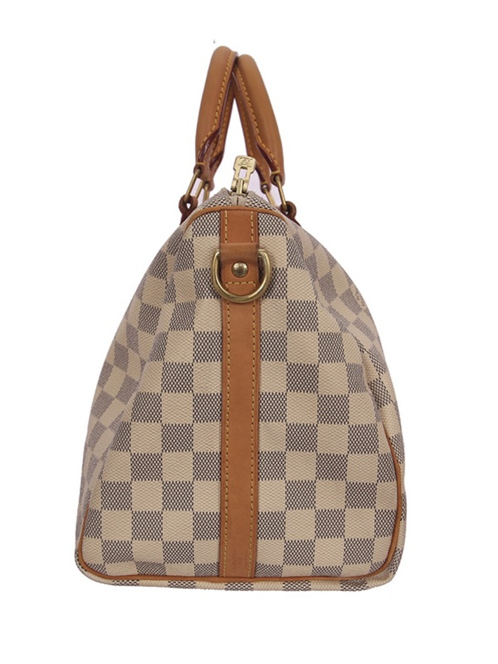 ♥️Louis Vuitton Speedy 30 Classic Checker Satchel in Beige and Tan Handbag♥️ - Picture 4 of 16